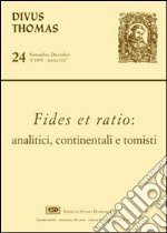 Fides et ratio: analisti, continentali e tomisti libro