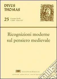 Ricognizioni moderne sul pensiero medievale libro