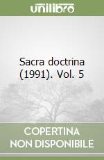 Sacra doctrina (1991). Vol. 5