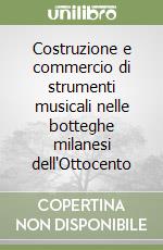 Costruzione e commercio di strumenti musicali nelle botteghe milanesi dell'Ottocento libro