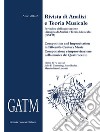 GATM. Rivista di analisi e teoria musicale (2017). Vol. 2 libro