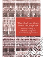 «Dieses Buch habe ich von meinen Schülern gelernt». Arnold Schönberg fra traduzioni, divulgazione, Musikvermittlung e didattica libro