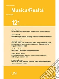 Musica/realtà (2020). Vol. 121 libro