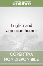 English and american humor libro