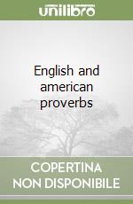 English and american proverbs libro