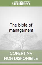 The bible of management libro