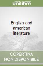 English and american literature libro