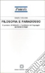 Filosofia e paradosso. Il pensiero di Hölderlin e il problema del linguaggio da Herder a Hegel