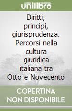 Diritti, principi, giurisprudenza. Percorsi nella cultura giuridica italiana tra Otto e Novecento libro