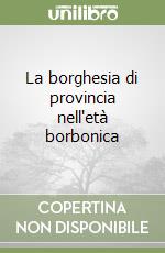 La borghesia di provincia nell'età borbonica libro