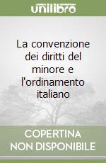 La convenzione dei diritti del minore e l'ordinamento italiano libro