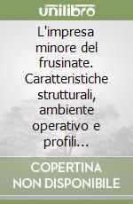 L'impresa minore del frusinate. Caratteristiche strutturali, ambiente operativo e profili imprenditoriali libro