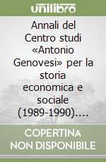 Annali del Centro studi «Antonio Genovesi» per la storia economica e sociale (1989-1990). Vol. 2