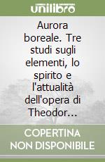 Aurora boreale. Tre studi sugli elementi, lo spirito e l'attualità dell'opera di Theodor Däubler libro