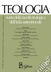 Teologia. Rivista della facoltà teologica dell'Italia settentrionale (2026). Vol. 1 libro