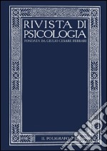 Rivista di psicologia (1989). Vol. 2: Maggio-agosto libro