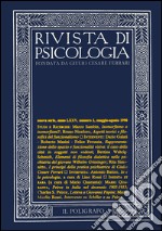 Rivista di psicologia (1990). Vol. 2: Maggio-agosto libro