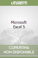 Microsoft Excel 5 libro