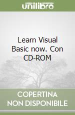 Learn Visual Basic now. Con CD-ROM libro