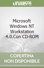 Microsoft Windows NT Workstation 4.0.Con CD-ROM libro