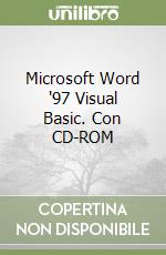 Microsoft Word '97 Visual Basic. Con CD-ROM libro