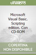 Microsoft Visual Basic. Scripting edition. Con CD-ROM libro