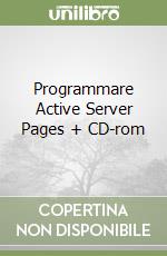 Programmare Active Server Pages + CD-rom libro usato