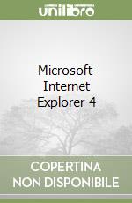 Microsoft Internet Explorer 4 libro