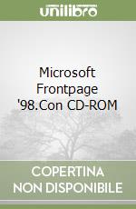 Microsoft Frontpage '98.Con CD-ROM libro