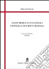 Nuovi profili essenziali di diritto romano libro