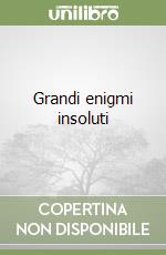 Grandi enigmi insoluti libro