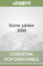 Rome jubilee 2000 libro