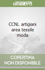 CCNL artigiani area tessile moda libro