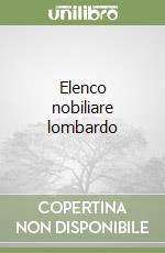 Elenco nobiliare lombardo libro