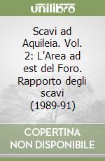 Scavi ad Aquileia. Vol. 2: L'Area ad est del Foro. Rapporto degli scavi (1989-91) libro