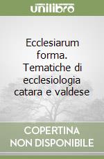 Ecclesiarum forma. Tematiche di ecclesiologia catara e valdese