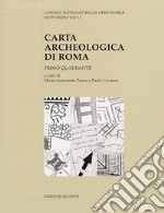 Carta archeologica di Roma. Primo quadrante libro