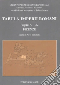 Tabula imperii romani. Foglio K-32, Firenze libro