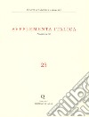 Supplementa italica. Vol. 23 libro
