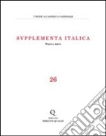 Supplementa italica. Vol. 26 libro