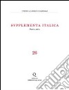 Supplementa italica. Vol. 26 libro