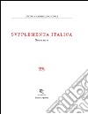 Supplementa Italica . Vol. 28 libro
