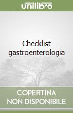 Checklist gastroenterologia libro