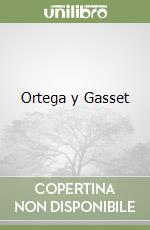 Ortega y Gasset libro