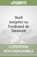 Studi esegetici su Ferdinand de Saussure libro