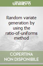 Random variate generation by using the ratio-of-uniforms method