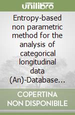 Entropy-based non parametric method for the analysis of categorical longitudinal data (An)-Database design for longitudinal survey data