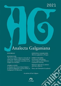 Analecta Galganiana (2021)