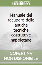 Manuale del recupero delle antiche tecniche costruttive napoletane libro