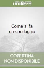 Come si fa un sondaggio libro